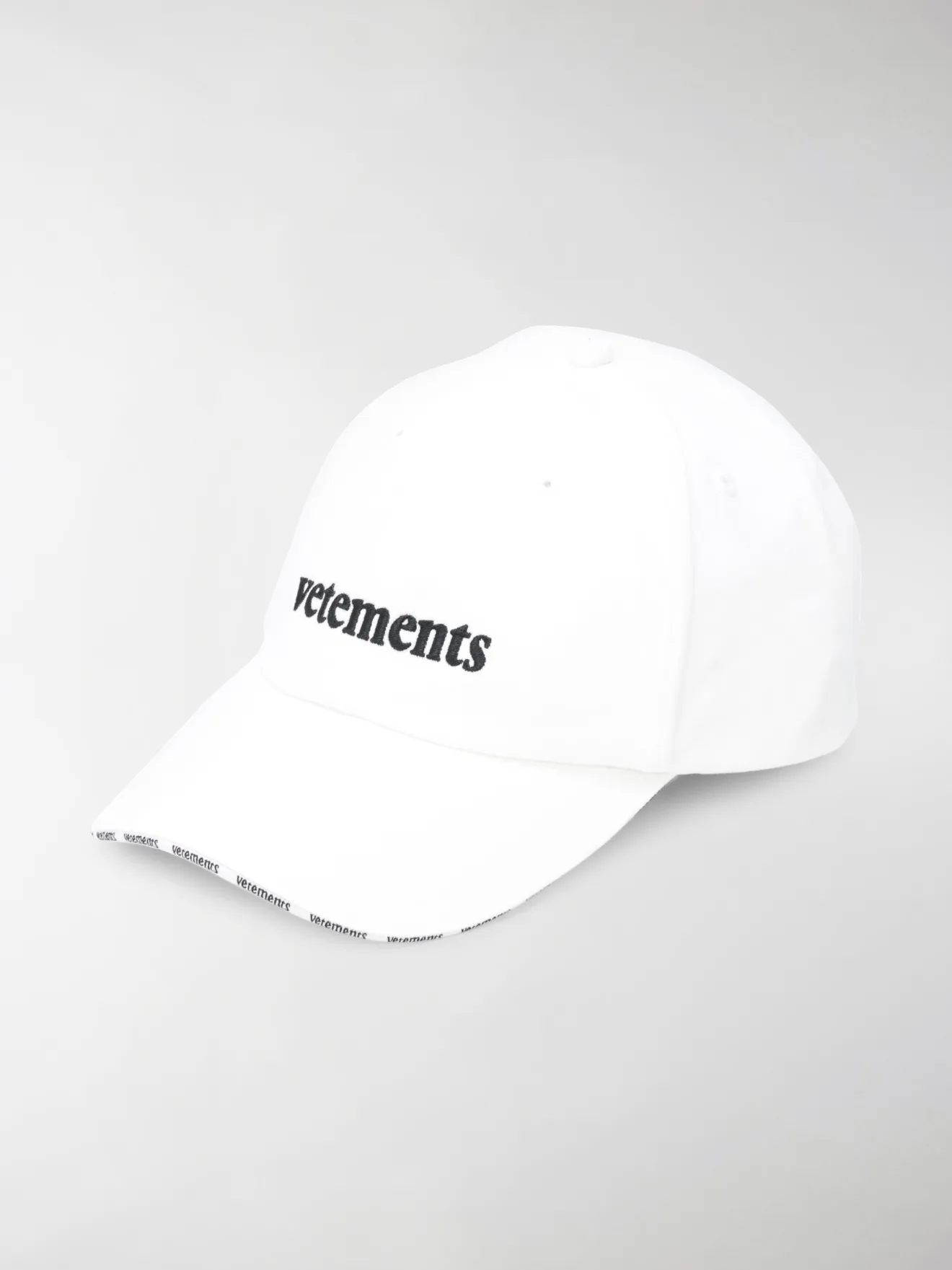 VETEMENTS Cappello da baseball con logo bianco | MODES
