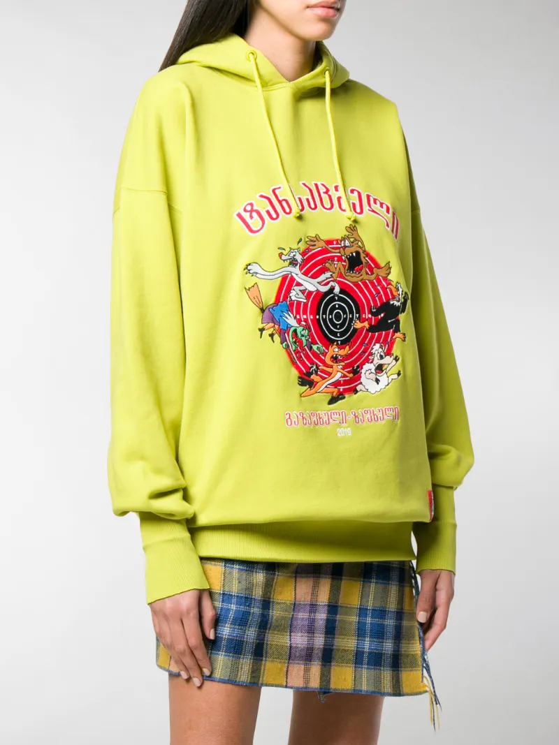 vetements cartoon hoodie