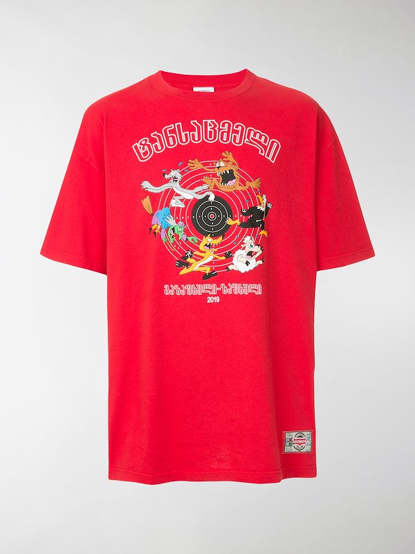 vetements cartoon tee