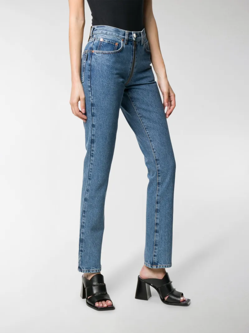 vetements jeans zipper