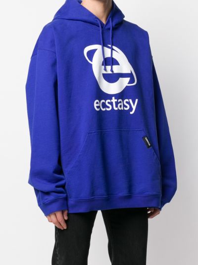 Ecstasy oversized hoodie, VETEMENTS