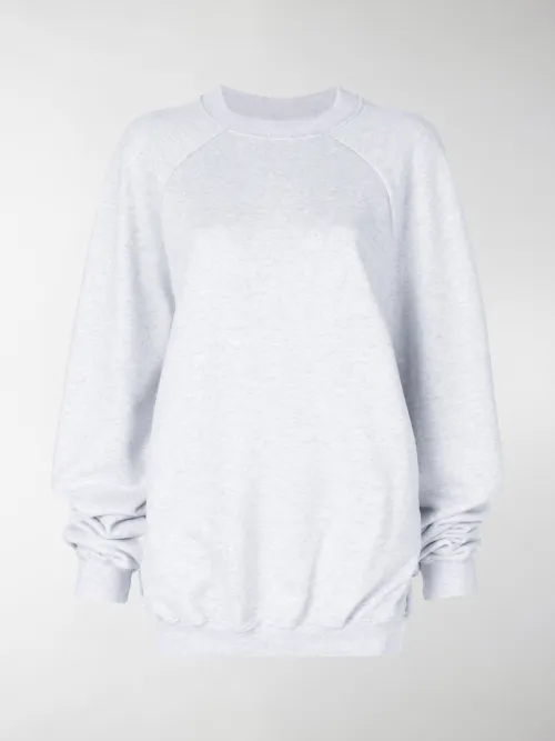 Vetements - Felpa oversize con slogan