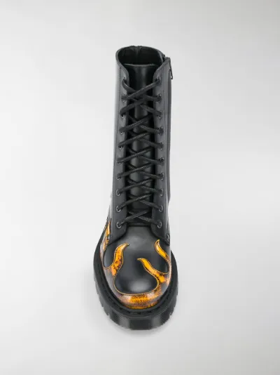 vetements flame boots
