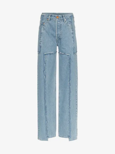 vetements patchwork jeans