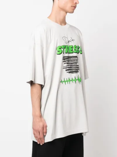 graphic-print cotton T-shirt | VETEMENTS | Eraldo.com