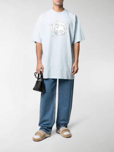 vetements denim shirt