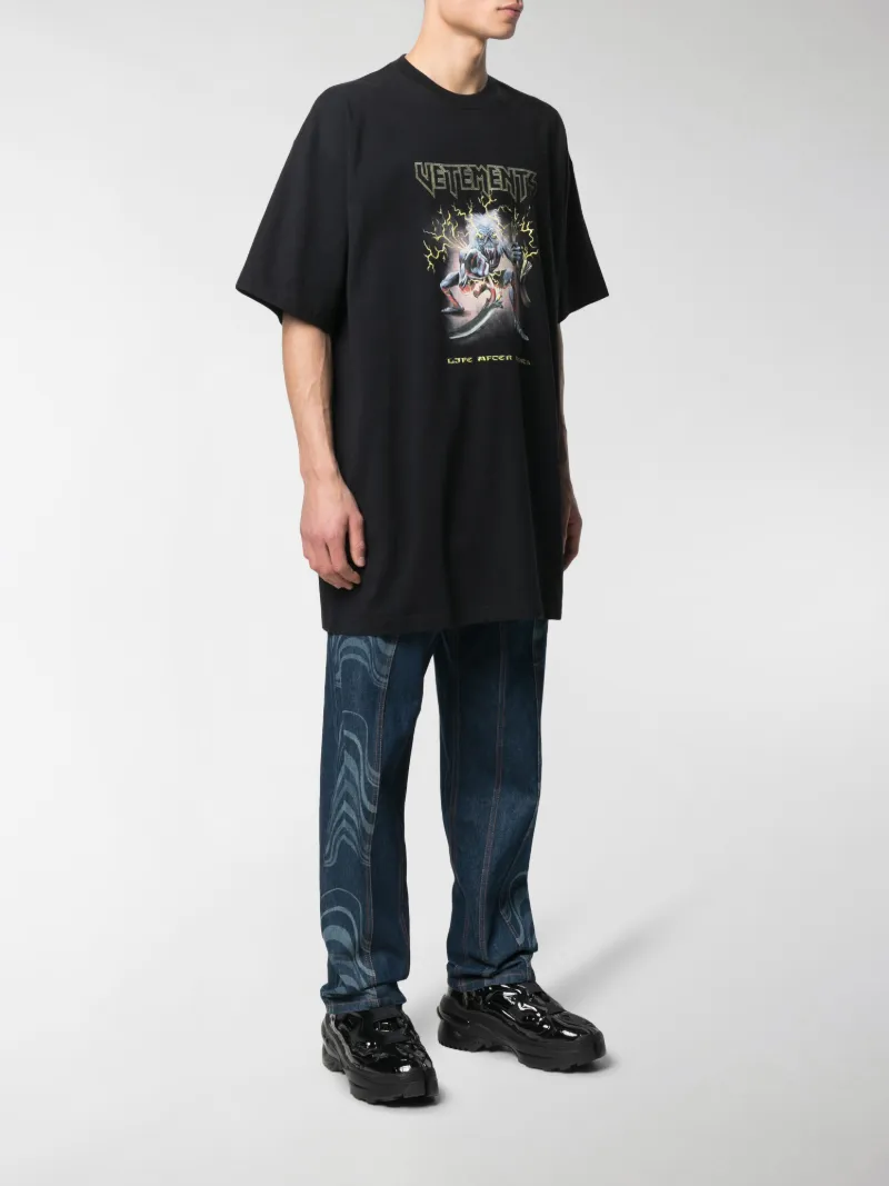 vetements heavy metal tee