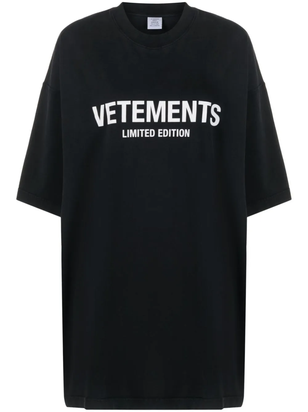 logo-print cotton T-shirt | VETEMENTS | Eraldo.com