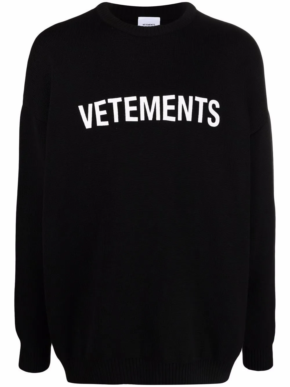 vetements logo sweatshirt