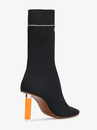 VETEMENTS snakeskin lighter heel boots 38