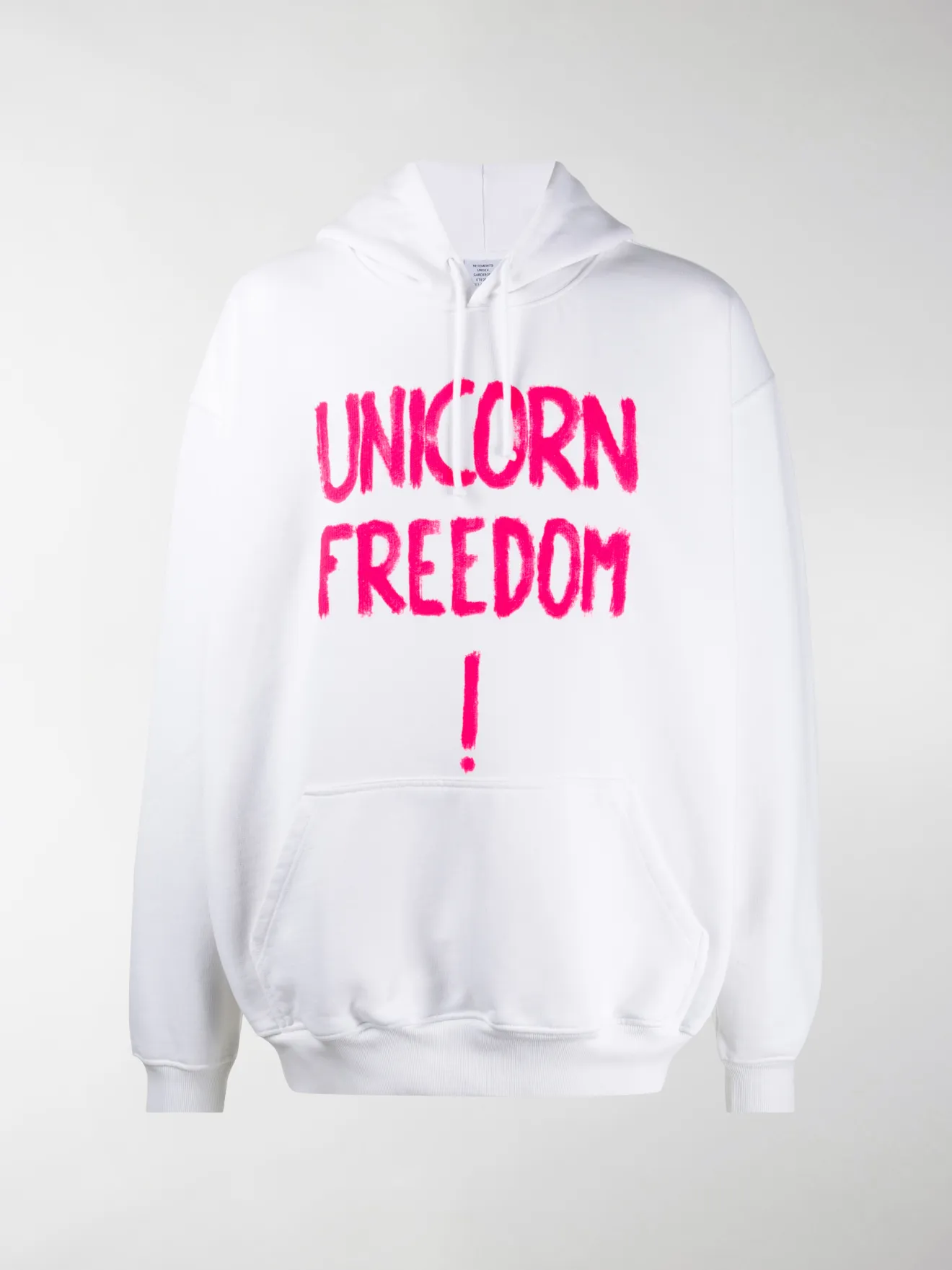 unicorn vetements hoodie