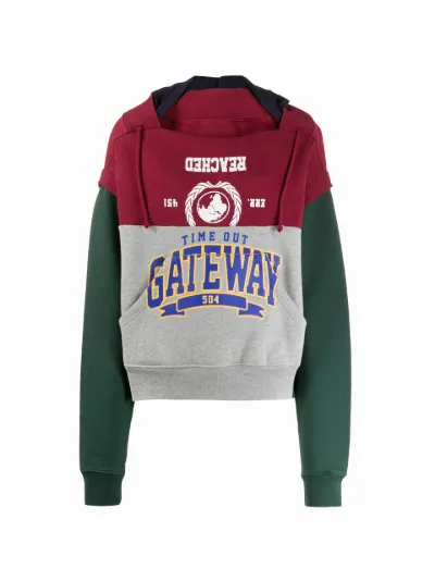 VETEMENTS patchwork printed hoodie | Eraldo.com US