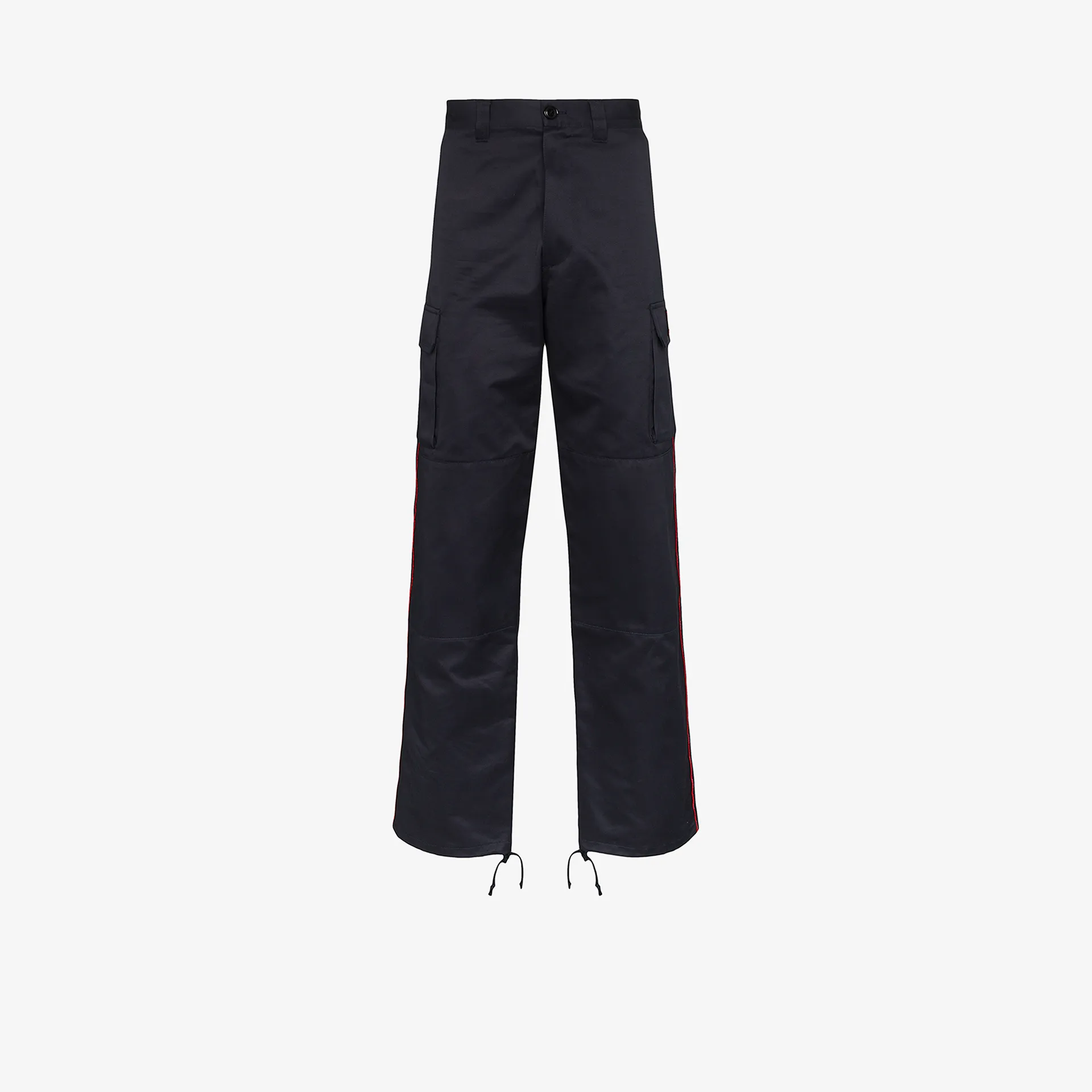 black police cargo trousers