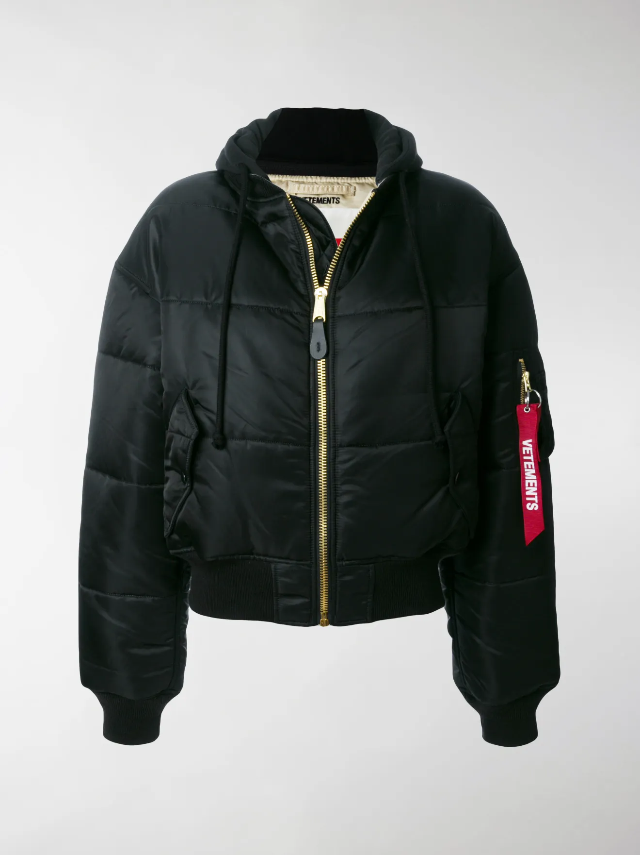 vetements reversible bomber jacket