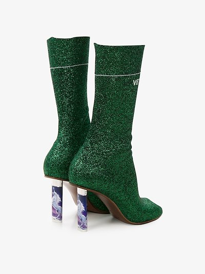unicorn high heel boots