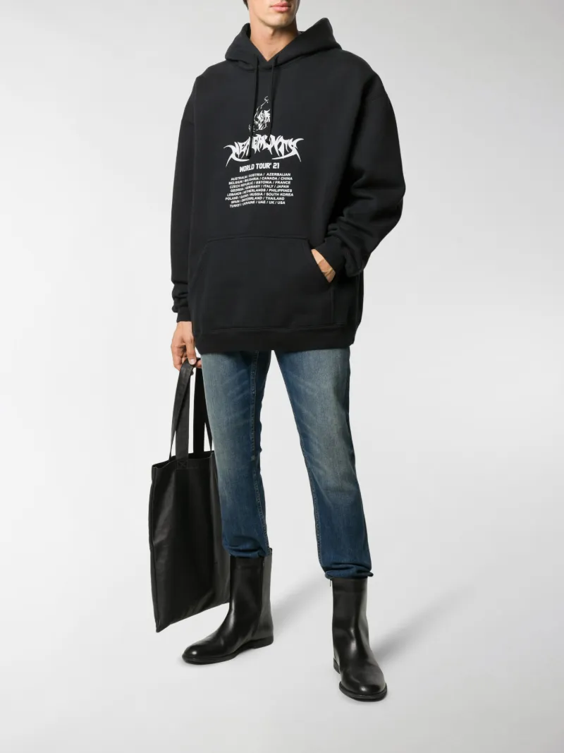 vetements tour hoodie