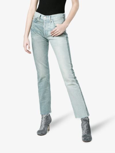 levi's mid rise straight leg jeans