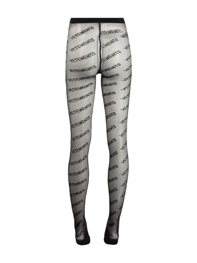 VETEMENTS x Wolford logo-print tights 