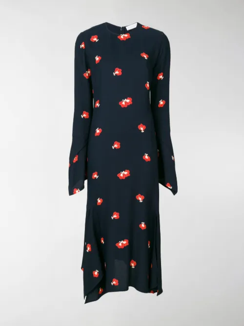 Victoria Beckham - Abito con stampa floreale