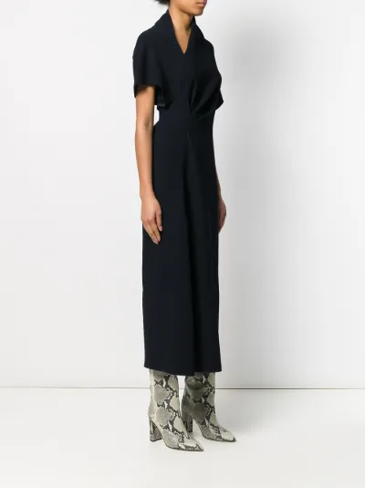victoria beckham midi dress