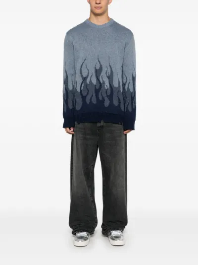 Vision Of Super flame jacquard sweater Eraldo MC