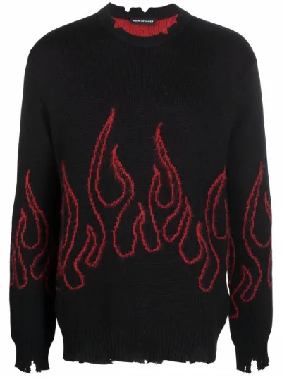 Vision Of Super intarsia knit flame jumper Eraldo HR