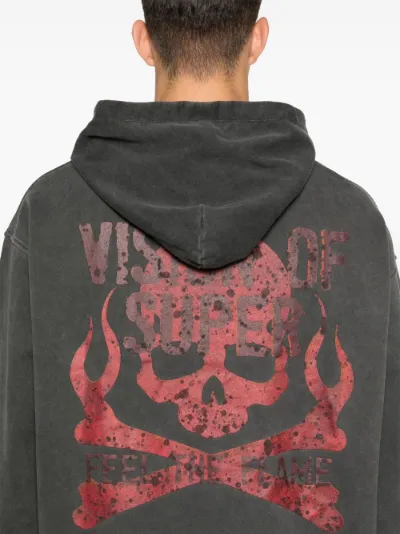 Vision Of Super Military Skull print hoodie Eraldo TV