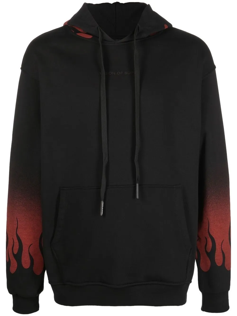 Vision Of Super Negative Red Flames hoodie Eraldo SH