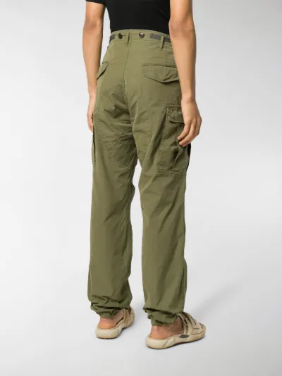 straight leg cargo trousers