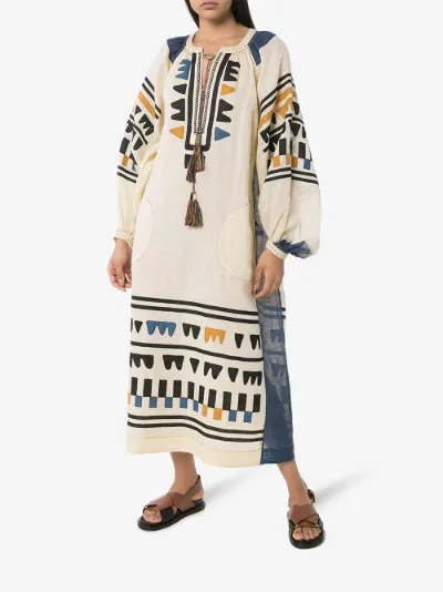 kaftan with embroidery