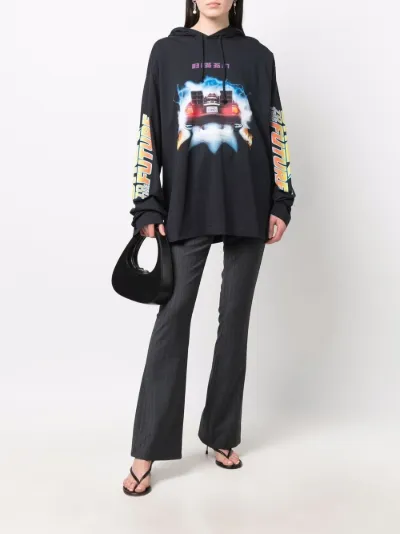 back to the future sweatshirt zara