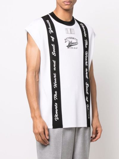 logo-tape tank top | VTMNTS | Eraldo.com