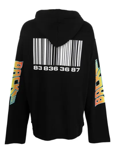 VTMNTS x Back To The Future graphic-print cotton hoodie | Eraldo 