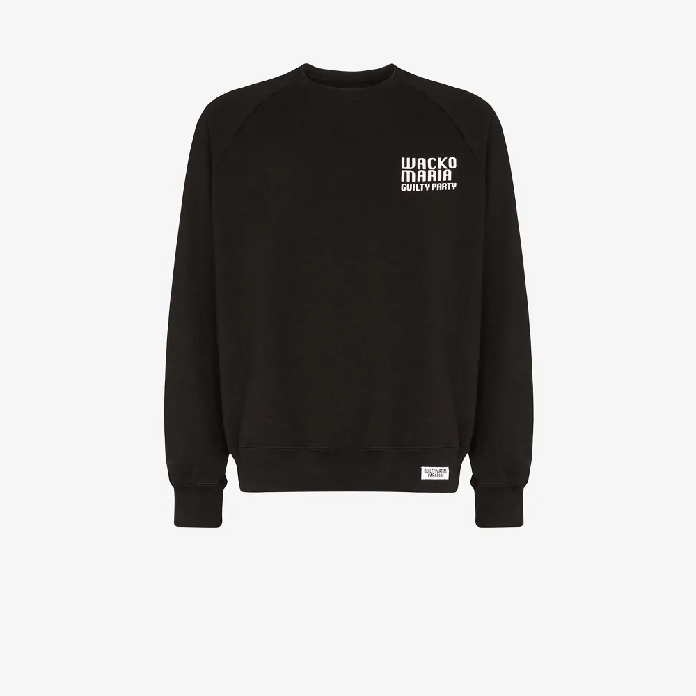 wacko maria american script sweatshirt