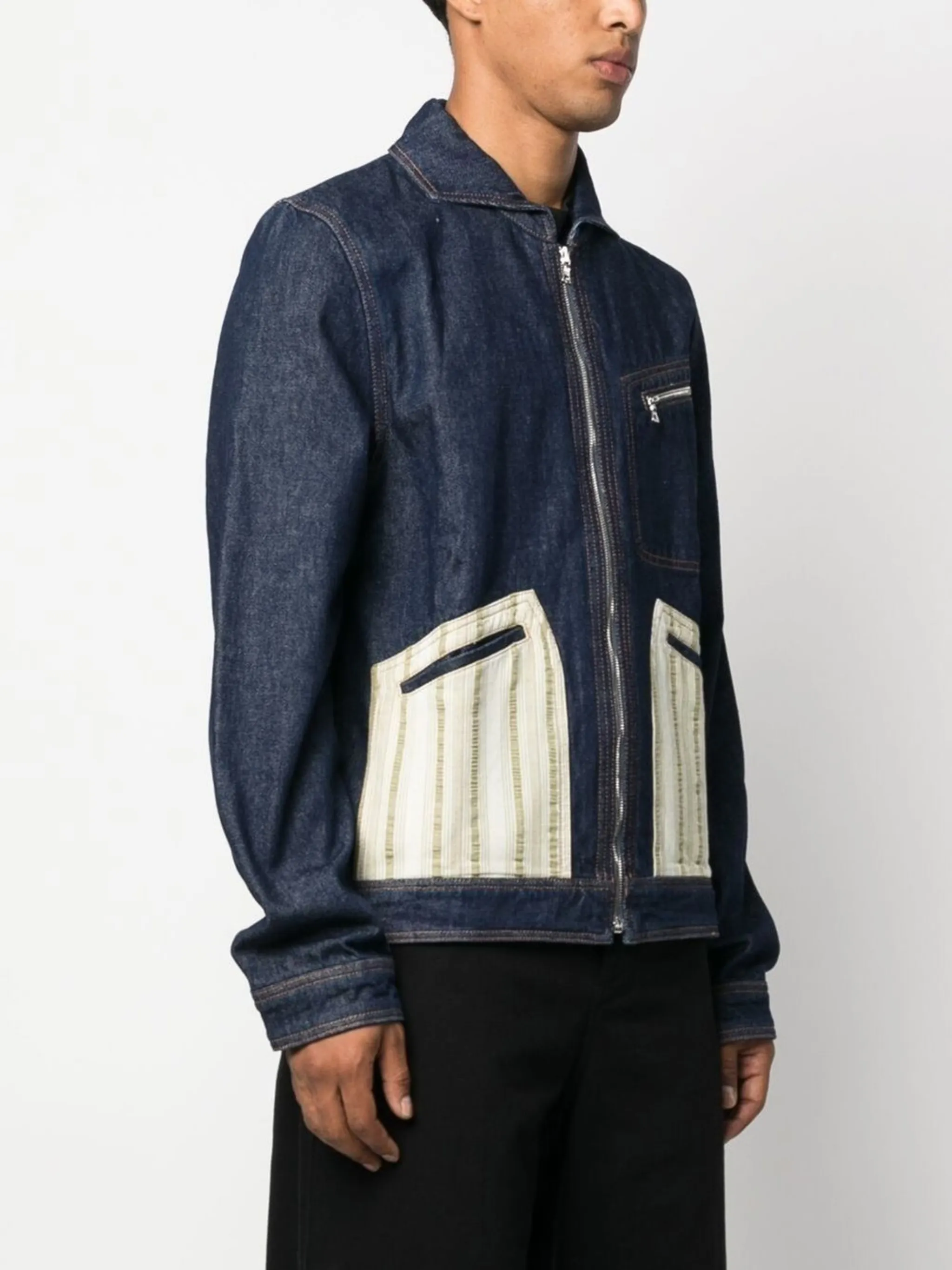 Wales Bonner17SS Ezekiel Denim Jacket