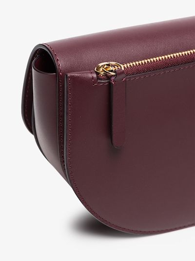 burgundy belt bag