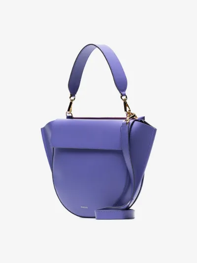 lilac Hortensia medium studded leather bag展示图