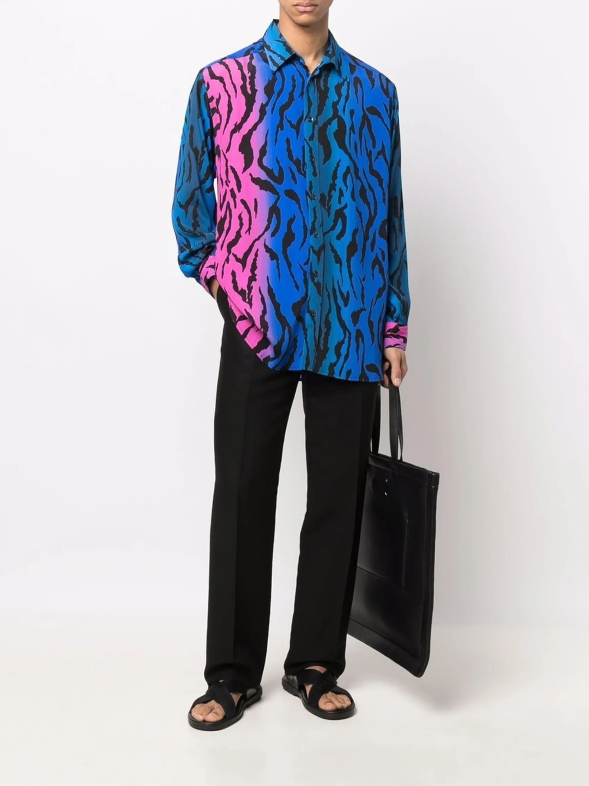 Waxman Brothers all-over zebra-print shirt | Eraldo.com FR