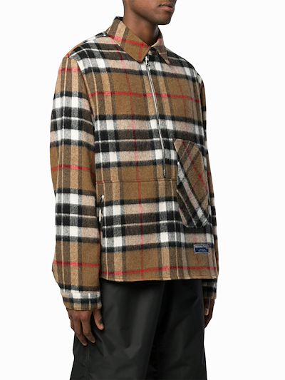 half zip shirt jacket | We11done | Eraldo.com US