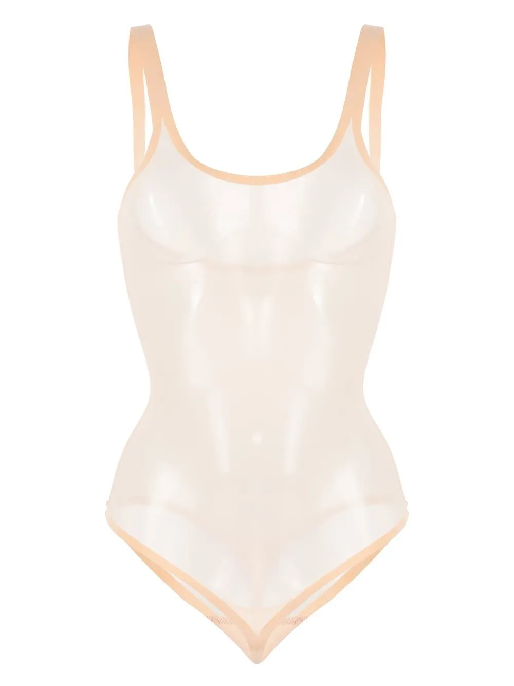 トップス FETICO SHEER PANELED VELOUR BODYSUIT FETICO × JURK / SHEER PANEL VELVET BODYSUIT | J