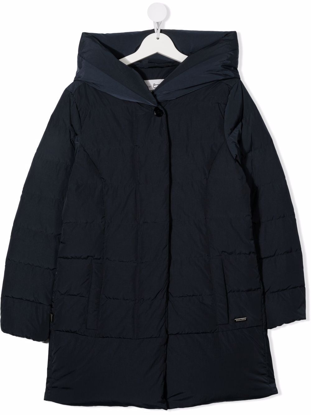 woolrich navy coat