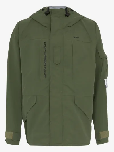 the north face black series kk panelled shell hooded jacket
