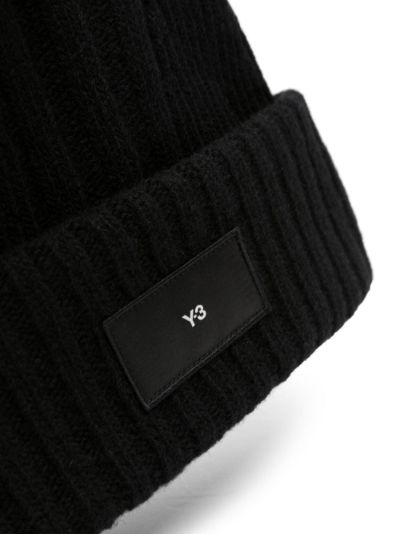 logo-patch knitted beanie | Y-3 | Eraldo.com
