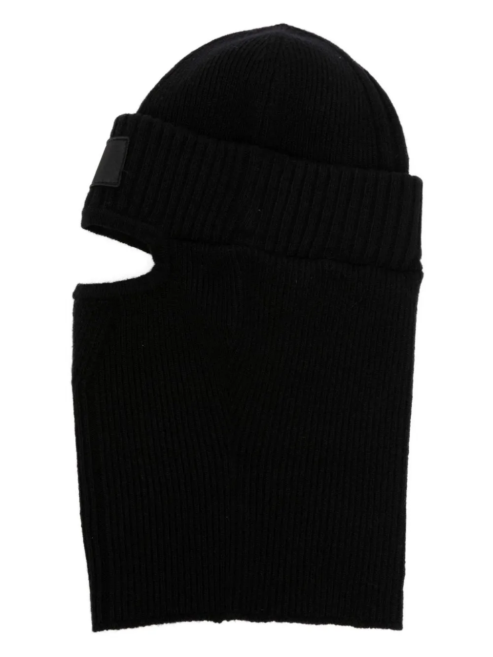 logo-patch ribbed-knit balaclava | Y-3 | Eraldo.com