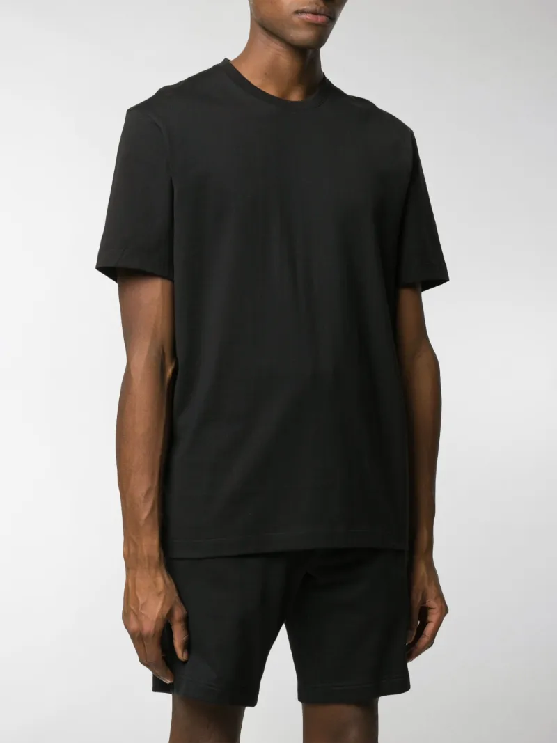 Y-3 tonal logo-print T-shirt black | MODES