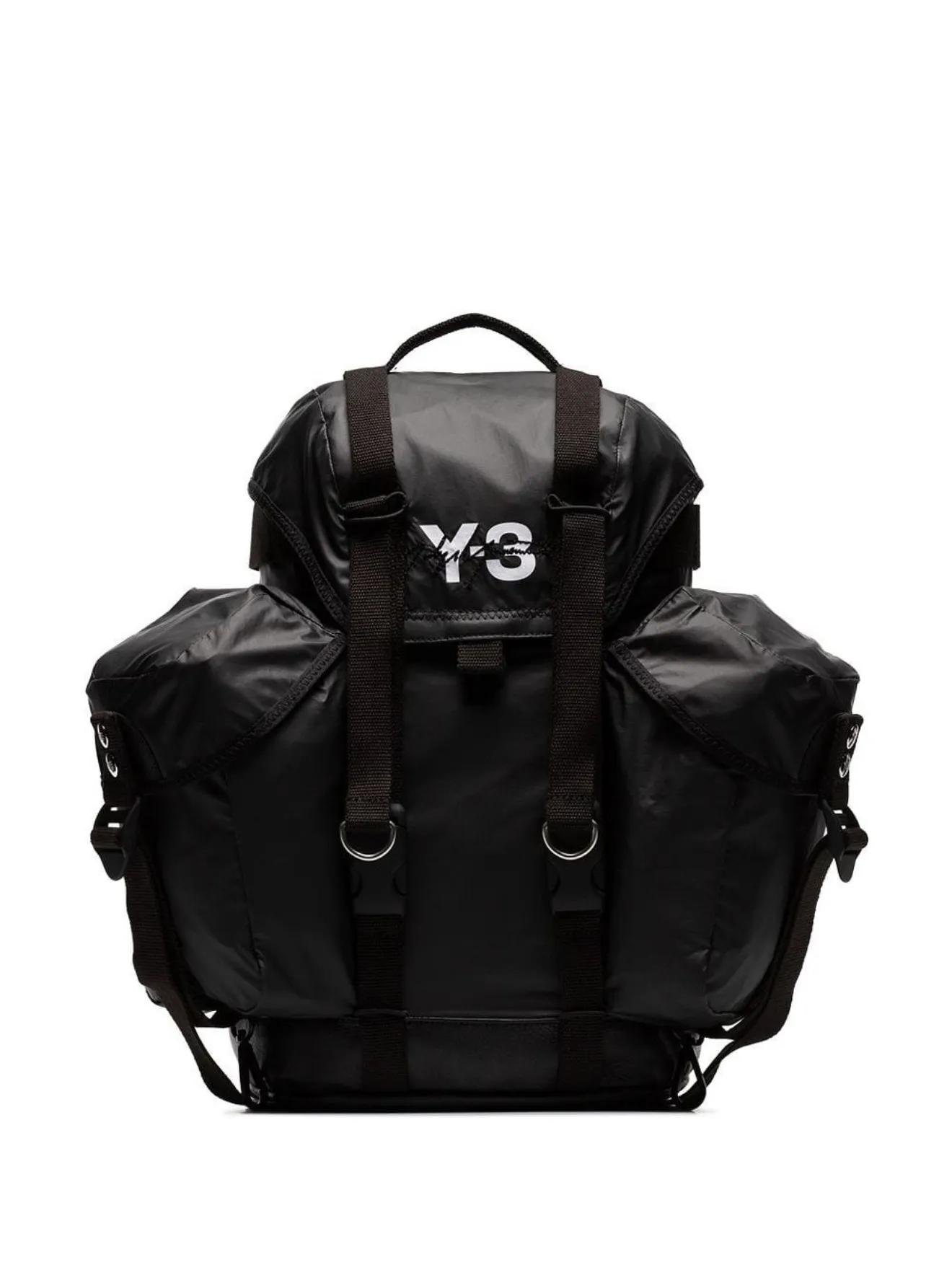 y3 logo backpack