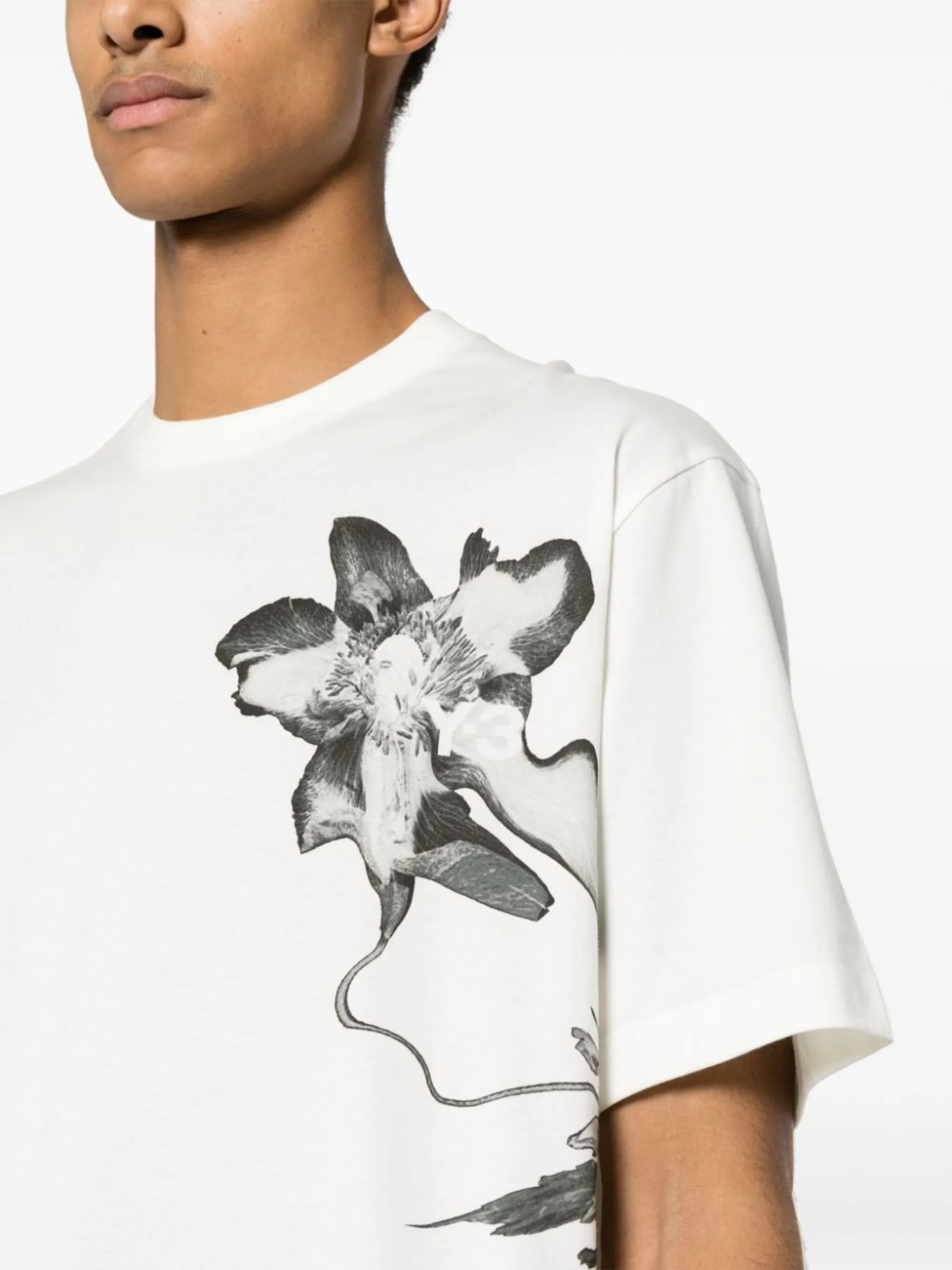 Y 3 x Adidas floral print T shirt Eraldo FR