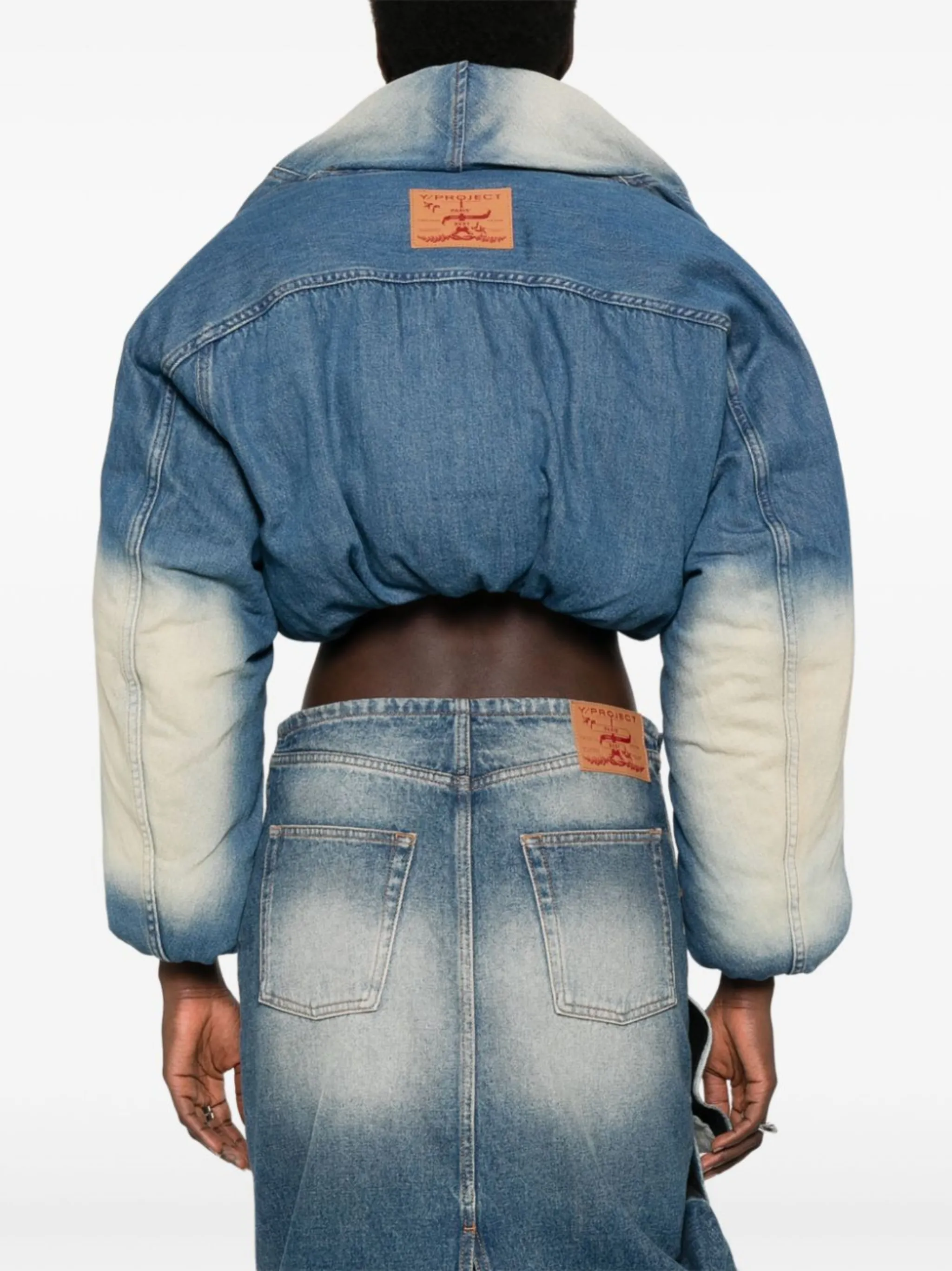 Y project denim jacket long sleeves sales