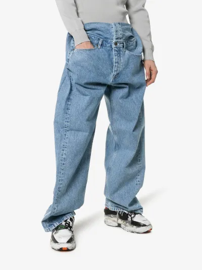 oversized wide leg jeans