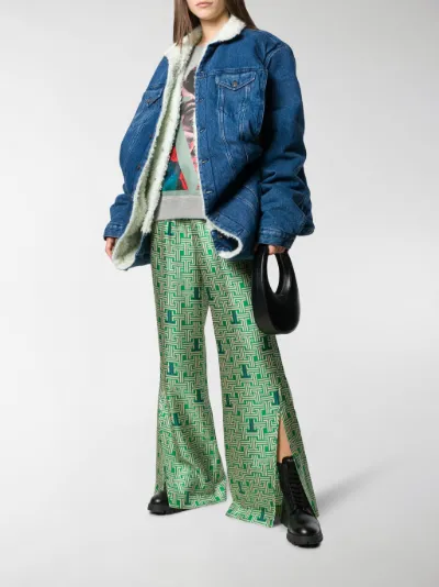 denim jacket with sheepskin lining